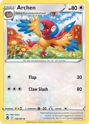 Archen - SWSH12: Silver Tempest #146