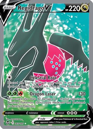 Regidrago V (Full Art) - SWSH12: Silver Tempest #183