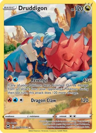 Druddigon - SWSH12: Silver Tempest Trainer Gallery #TG09