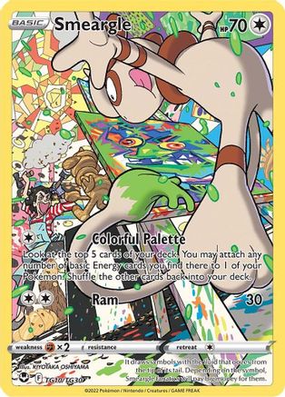 Smeargle - SWSH12: Silver Tempest Trainer Gallery #TG10