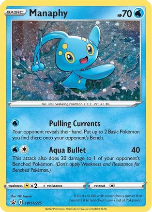 Manaphy - SWSH275 - SWSH: Sword & Shield Promo Cards #SWSH275