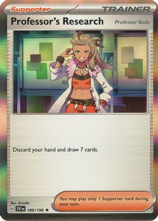 Professor's Research - 189/198 - SV01: Scarlet & Violet Base Set #189