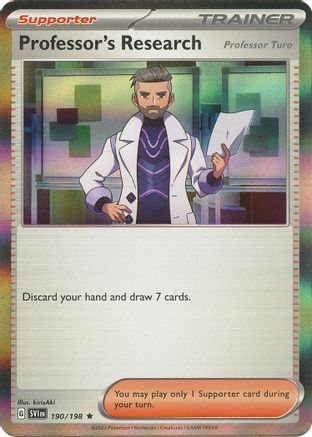 Professor's Research - 190/198 - SV01: Scarlet & Violet Base Set #190