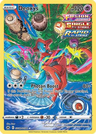 Deoxys - SWSH: Crown Zenith: Galarian Gallery #GG12