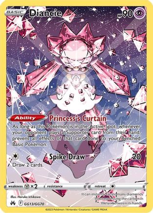 Diancie - SWSH: Crown Zenith: Galarian Gallery #GG13