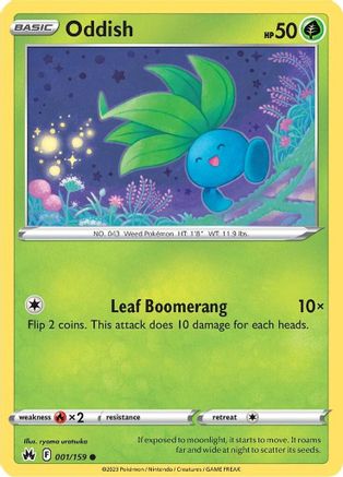 Oddish - SWSH: Crown Zenith #001