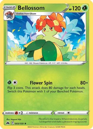 Bellossom - SWSH: Crown Zenith #003