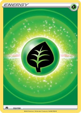 Grass Energy (Texture Full Art) - SWSH: Crown Zenith #152
