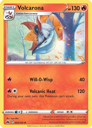Volcarona - SWSH: Crown Zenith #025
