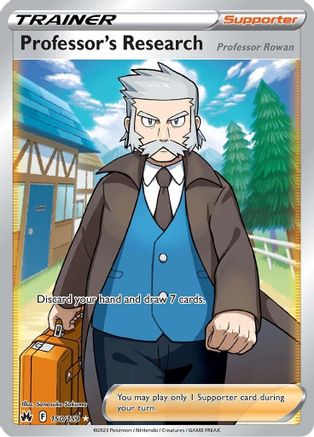 Professor's Research (Full Art) - SWSH: Crown Zenith #150