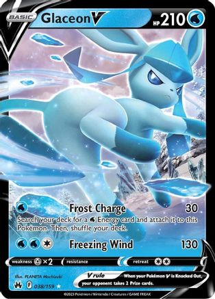 Glaceon V - SWSH: Crown Zenith #038
