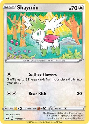 Shaymin - SWSH: Crown Zenith #115
