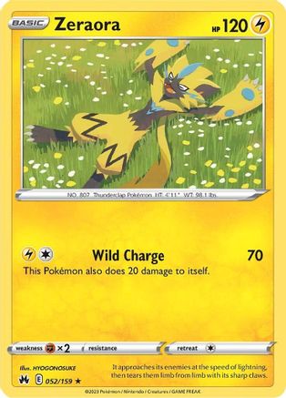 Zeraora - SWSH: Crown Zenith #052