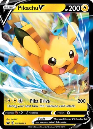 Pikachu V - SWSH285 - SWSH: Sword & Shield Promo Cards #SWSH285