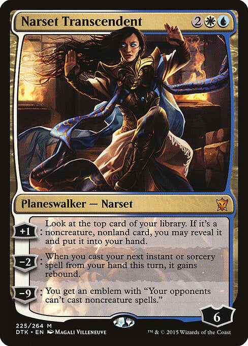 Narset Transcendent - dtk Dragons of Tarkir - #225