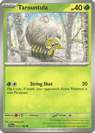 Tarountula - 017/198 - SV01: Scarlet & Violet Base Set #017