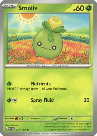 Smoliv - 021/198 - SV01: Scarlet & Violet Base Set #021