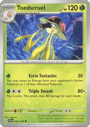 Toedscruel - SV01: Scarlet & Violet Base Set #026