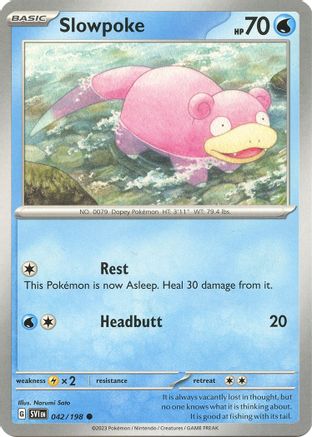 Slowpoke - 042/198 - SV01: Scarlet & Violet Base Set #042