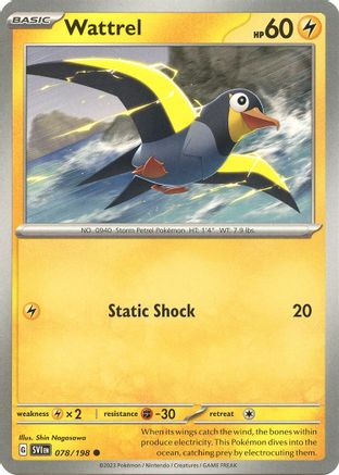Wattrel - 078/198 - SV01: Scarlet & Violet Base Set #078