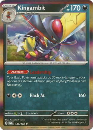 Kingambit - 134/198 - SV01: Scarlet & Violet Base Set #134