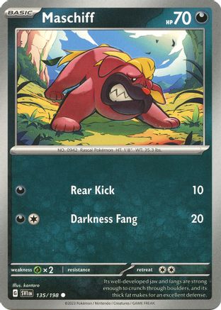 Maschiff - 135/198 - SV01: Scarlet & Violet Base Set #135