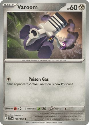 Varoom - 140/198 - SV01: Scarlet & Violet Base Set #140