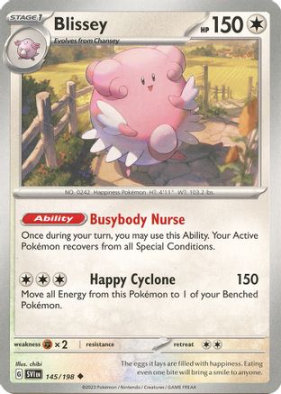 Blissey - SV01: Scarlet & Violet Base Set #145