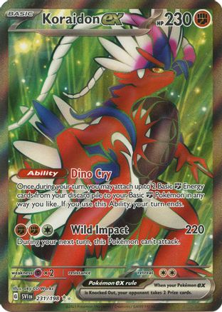 Koraidon ex - 231/198 - SV01: Scarlet & Violet Base Set #231