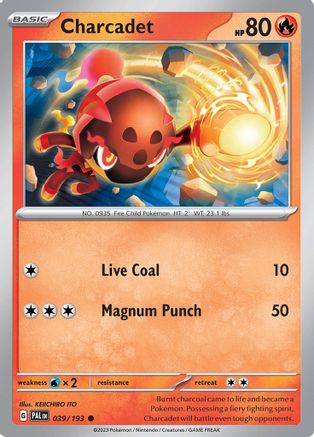 Charcadet - 039/193 - SV02: Paldea Evolved #039