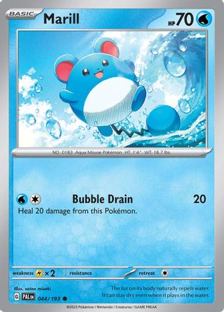 Marill - 044/193 - SV02: Paldea Evolved #044