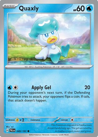 Quaxly - 049/193 - SV02: Paldea Evolved #049