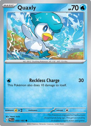 Quaxly - 050/193 - SV02: Paldea Evolved #050