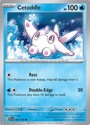 Cetoddle - 054/193 - SV02: Paldea Evolved #054