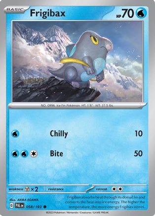 Frigibax - 058/193 - SV02: Paldea Evolved #058