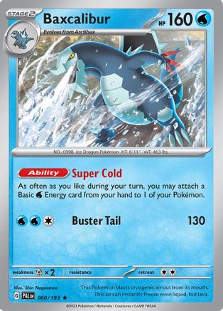 Baxcalibur - 060/193 - SV02: Paldea Evolved #060