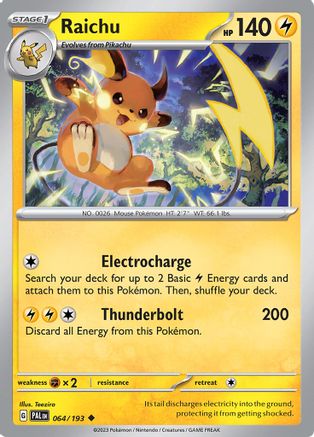 Raichu - 064/193 - SV02: Paldea Evolved #064