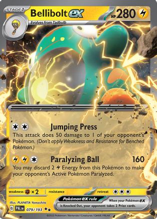 Bellibolt ex - 079/193 - SV02: Paldea Evolved #079