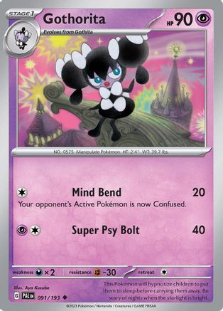 Gothorita - 091/193 - SV02: Paldea Evolved #091