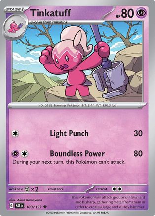 Tinkatuff - 103/193 - SV02: Paldea Evolved #103