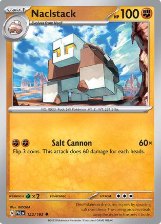 Naclstack - SV02: Paldea Evolved #122