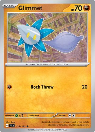 Glimmet - 125/193 - SV02: Paldea Evolved #125