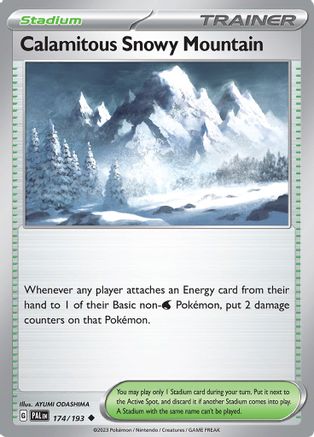 Calamitous Snowy Mountain - SV02: Paldea Evolved #174