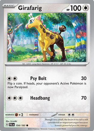 Girafarig - SV02: Paldea Evolved #154