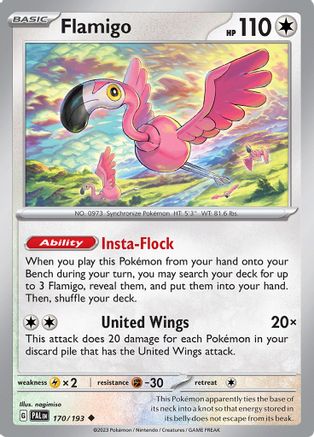 Flamigo - SV02: Paldea Evolved #170