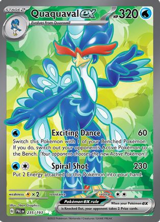 Quaquaval ex - 235/193 - SV02: Paldea Evolved #235