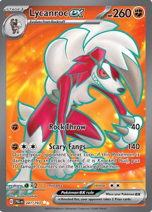 Lycanroc ex - 241/193 - SV02: Paldea Evolved #241