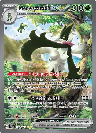 Meowscarada ex - 256/193 - SV02: Paldea Evolved #256