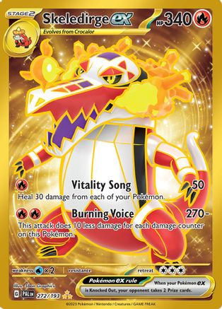 Skeledirge ex - 272/193 - SV02: Paldea Evolved #272
