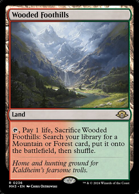 Wooded Foothills - (mh3 Modern Horizons 3-236)